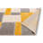 Cobina Escondido Yellow Modern Geometric 3D Textured Shag Rug-37328449