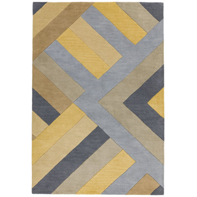 Simeon Abstract Wool Hand Tufted Area Rug