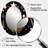 Golden Geometric Glam Heart - Gold Modern Oval Wall Mirror-1547926044