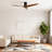 60" Modern Solid Wood Blade Flush Mount Ceiling Fan with Remote Control-1870306395-1870306397-1870306393
