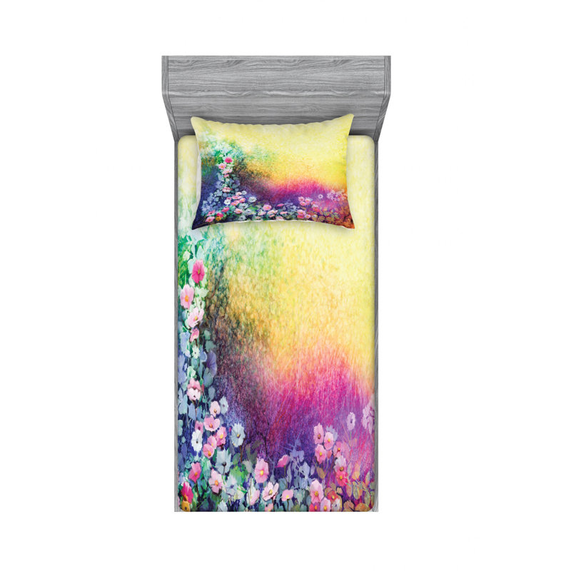 Microfiber Sheet Set, Twin XL Sheet Set with Fitted Sheet