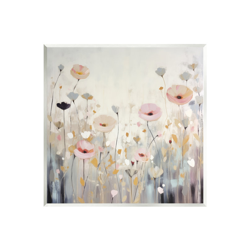 «Az-476-Wood Pastel Poppy Meadow» sur toile par Irena Orlov