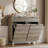 Double Tilt Laundry Basket Cabinet-2081624839