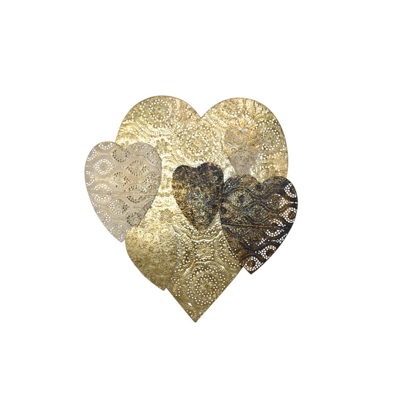 Glam Abstract Wall Decor on Metal