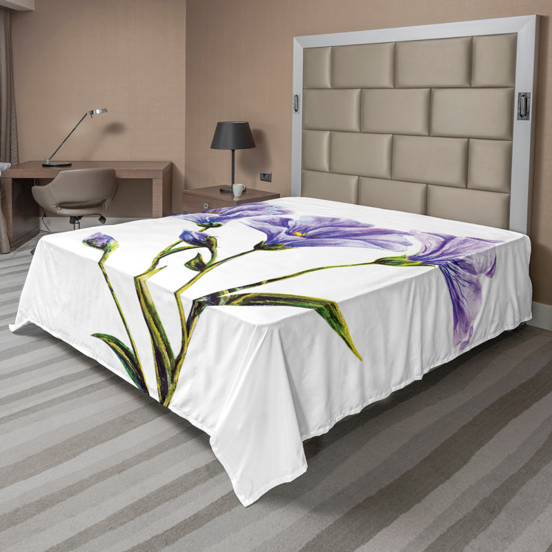 Drap plat Ambesonne, Drap plat pour très grand lit californien