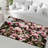 Non-Woven Soft Print Rug with Intricate Floral Pattern Ideal for Creating a Stylish Accent in Any Room of Your Home-114320648