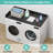 Washer Dryer Countertop, Laundry Countertop Over Washer and Dryer-Black-123466874