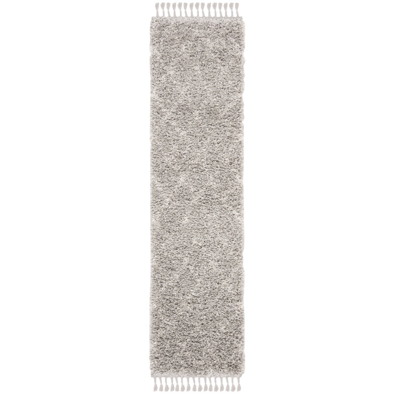 Gafton Pro Lux Shag 400 Performance Geometric Rug, Runner 2' x 8'