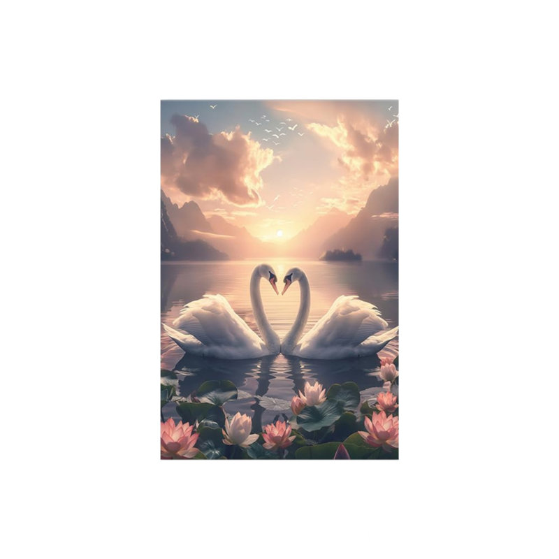 Art mural romantique sur toile 24 po x 36 po