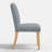 Lorraine Dining Chair In Delphine Slate-124919796