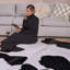 Gutshall Black and White Cowhide Rug – Genuine Leather Area Rug-273864777