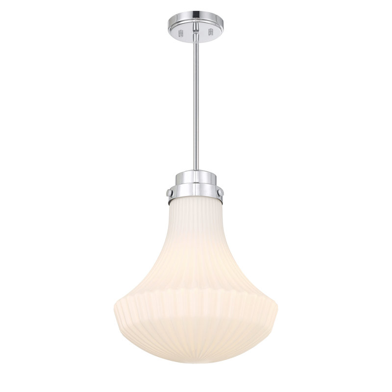 Bartlet 1-Light Pendant in Chrome, Chrome