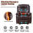 Faux Leather Heated Massage Chair-1501465444
