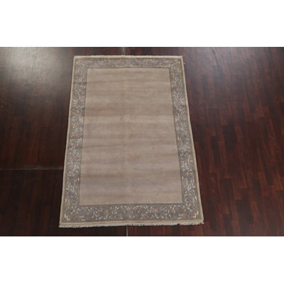 Tapis oriental en laine népalais noué à la main 5 x 8 po