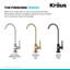 Robinet de cuisine 100% sans plomb Allyn ™ en acier inoxydable sans taches-93762440-49631389