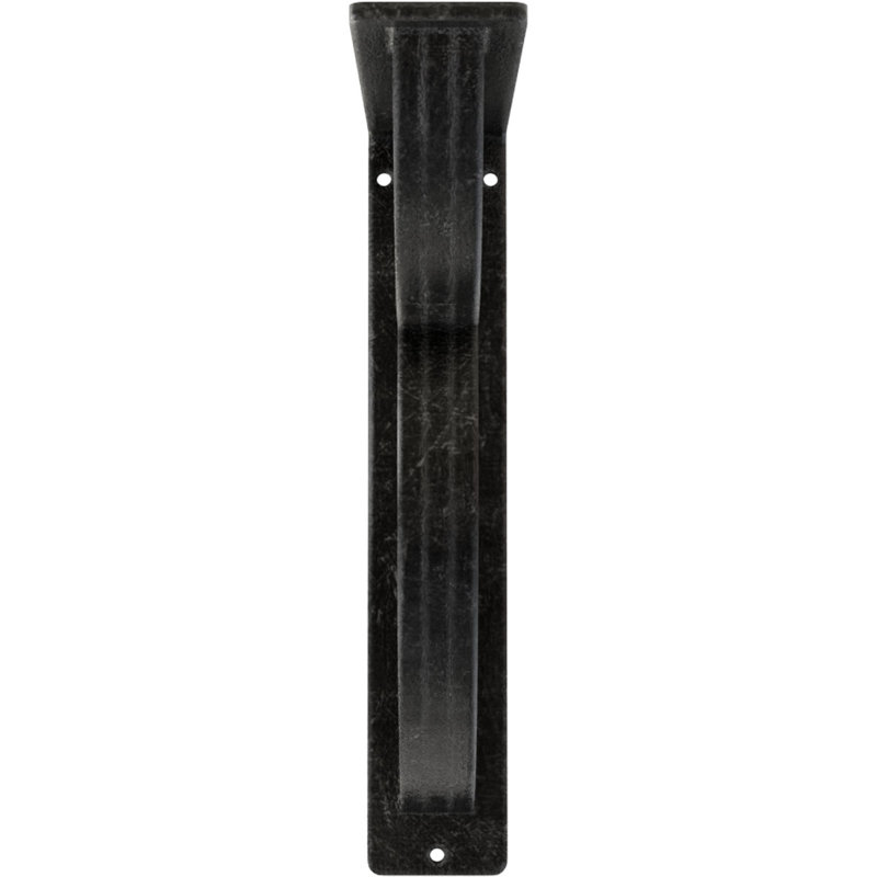 Support en fer forgé Versailles, Argent antique, H 10 po x l 2 po x P 7,5 po