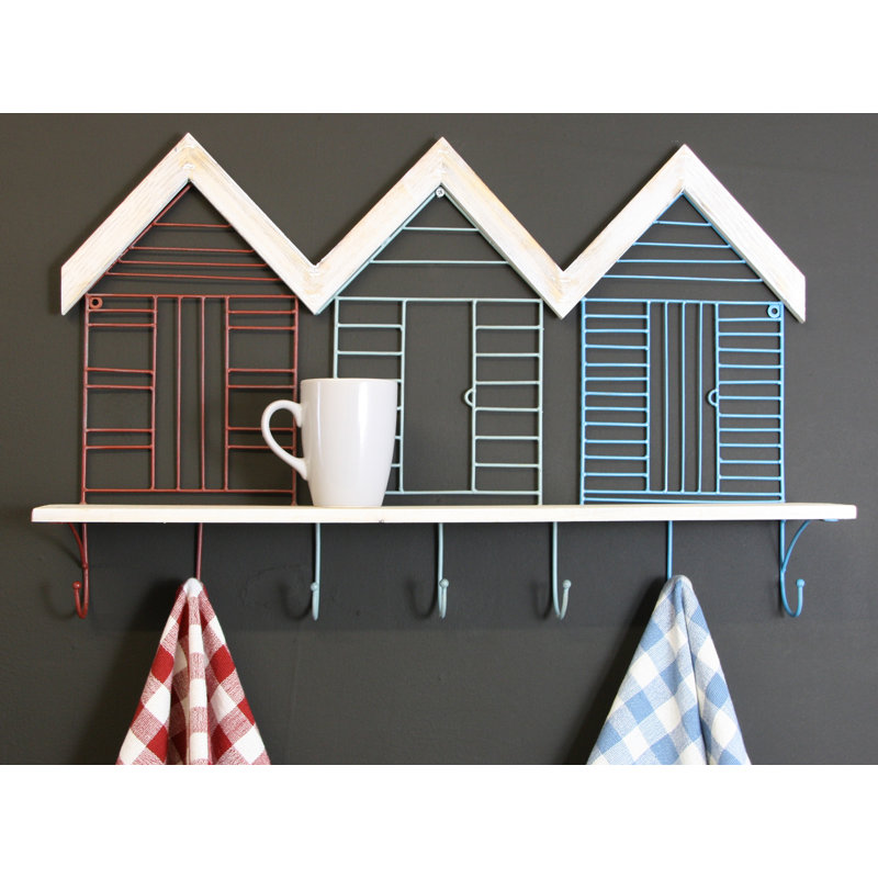 Accent Shelf with Hooks