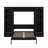 Queen Size Murphy Platform Bed With Shelf, Side Cabinets, Drawers And LED-2104170995