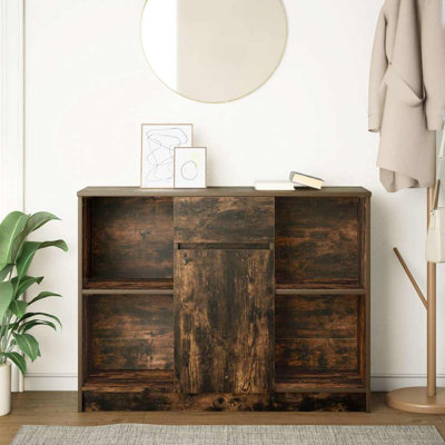 Sideboard With Drawer 101X35x76 Cm Engineered Wood