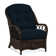 Chaise avec accoudoirs en rotin Everglade