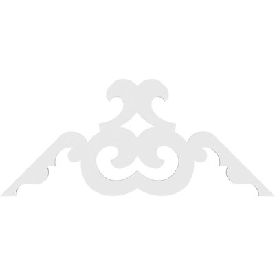 Benson Signature Urethane Gable Pediment, Primed Tan