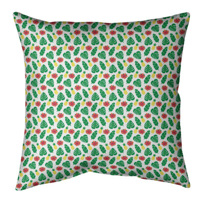 Coussin décoratif tropical Katelyn Elizabeth