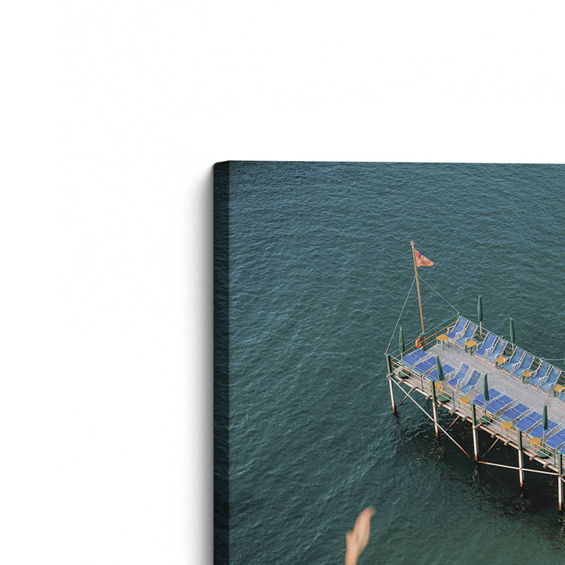 «Blue Serenity», reproduction sur toile, H 12 po x l 18 po x P 1,25 po, Toile tendue
