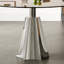 Ensemble de table de salle à manger moderne en verre, plateau trempé, compact pour la cuisine