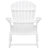Rustic Outdoor Chair, Made Of Wood, White Color, Foldable Wood White, Foldable, With A Frame-1020736314