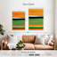 Avery orange et vert abstrait II-108481665