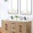 Arbios 60"  Quartz Double Vanity Top with Sink Faucet Holes-92756957