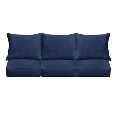 Coussin de siège / dossier en Sunbrella pour l'intérieur et l'extérieur Alline