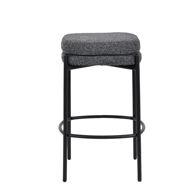 Tabouret de comptoir 26 po Aero, gris épais (ensemble de 2)