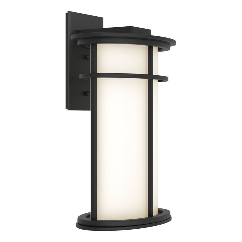 Province Outdoor Armed Sconce, Coastal Black, 15.4" H x 10.2" W x 7.1" D