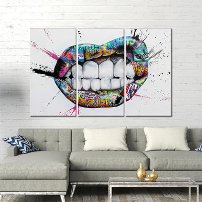 Impression sur toile Urban Edge: Banksy Style