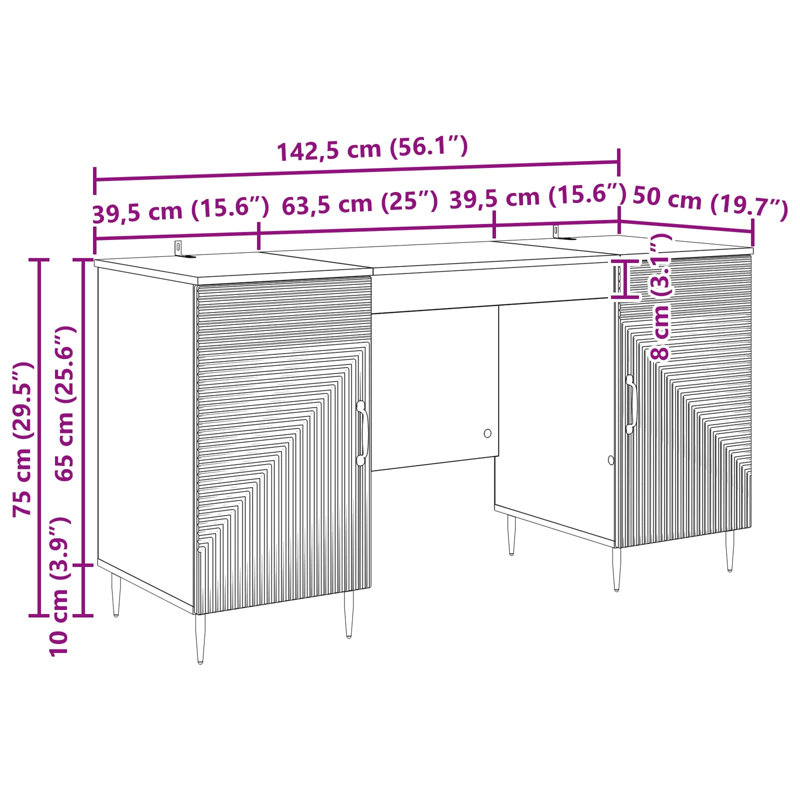 Metal Base, Grey Sonoma