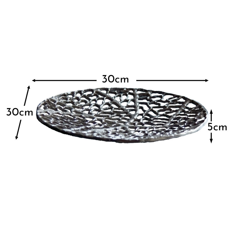 Davyion Aluminum Decorative Bowl