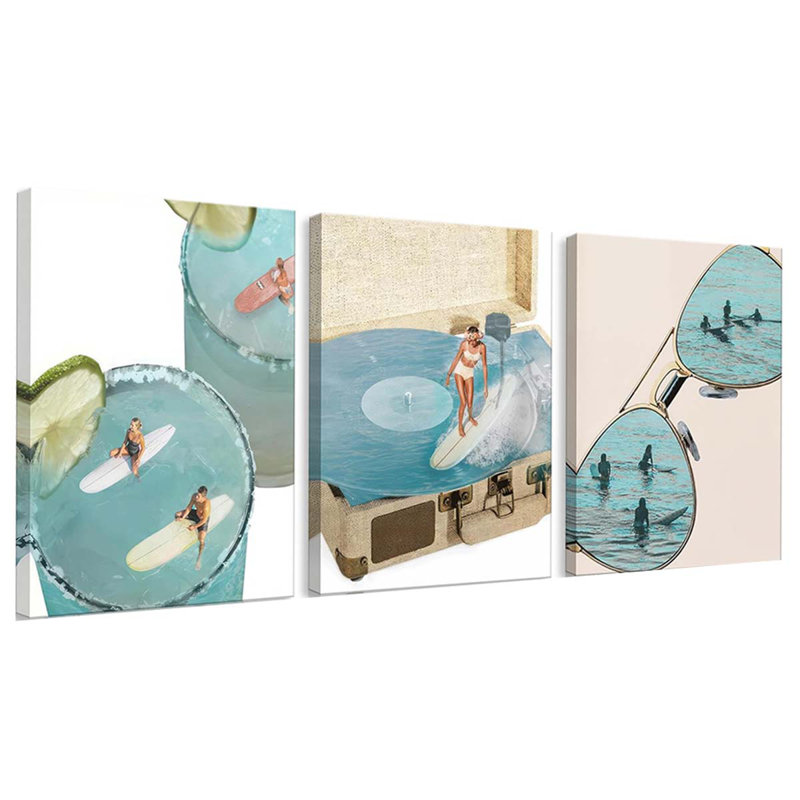3 Piece Wrapped Canvas Print