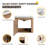 24" Wall Mounted Bathroom Vanity with Ceramic Sink, Single Door Cabinet-2016966483-2045707254