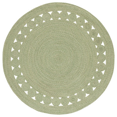 Braided Hand Woven No Pattern Indoor Rug