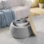 Repose-pieds rond avec rangement Dariyan-1040739880