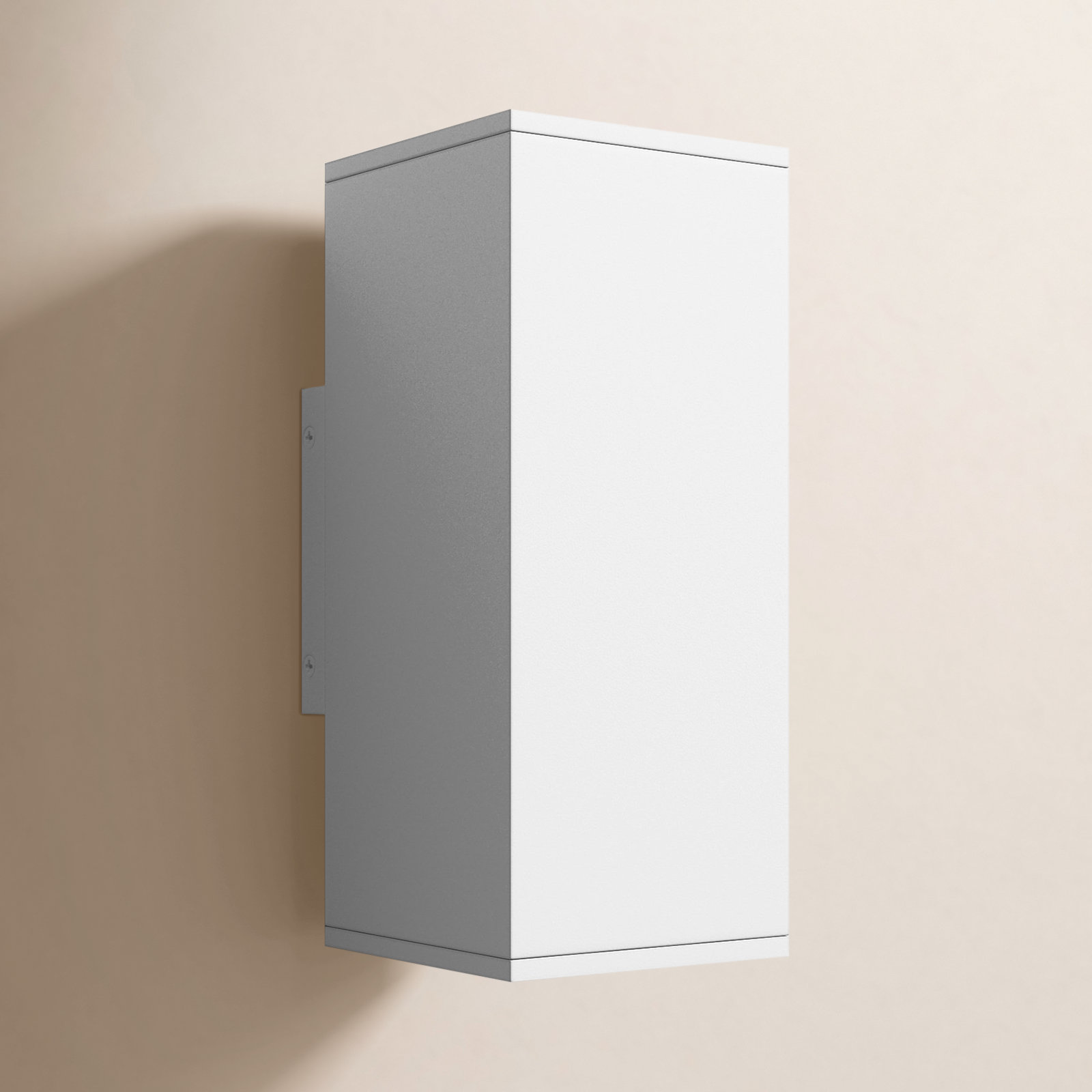 Indrani 2 Light Outdoor Wall Light, Textured White