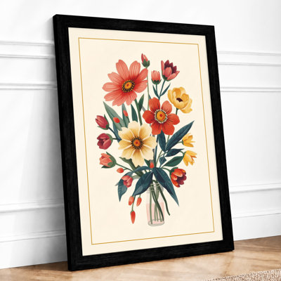 Study in Bloom Botanical - Framed Print