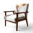 Geidel - Abstract Flowers - Upholstered Traditional Accent Arm Chair-495180381-477582831