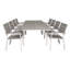 Faiyaz 8 - Person Patio Dining Set with Extendable Rectangular Table