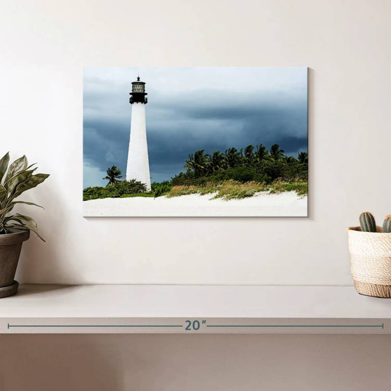 Key biscayne lighthouse Aletra, H 8 po x l 12 po