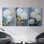 Floral Study Series XL - Ensemble de 3 toiles tendues avec châssis - Prêt à être accroché-103753978