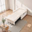 Canapé compact en peluche à une place en peluche pour fauteuil de petite taille, balcon et chambre à coucher-1299422314