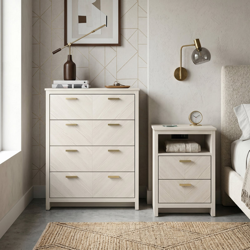 Bonny Adalinne Storage Duo Set, New White