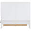 Lit de jour simple blanc avec rangement pratique et éclairage esthétique à DEL-337953925-337953927